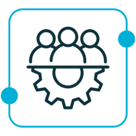 Comprehensive IT Management Services Icon Blue - Rectitude