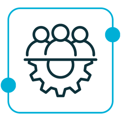 Comprehensive IT Management Services Icon Blue - Rectitude