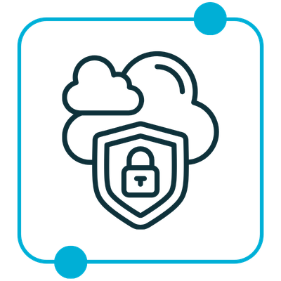 Cloud Security and Identity Management Icon Blue - Rectitude